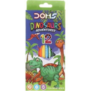 مداد رنگی دامس 12 رنگ جعبه مقوایی