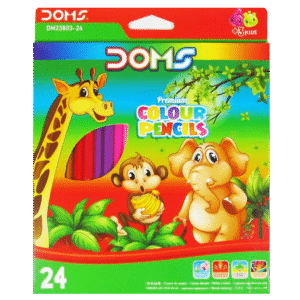 مداد رنگی دامس 24 رنگ جعبه مقوایی