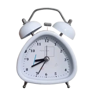 ساعت رومیزی زنگ دار طرح سه گوش