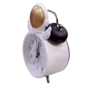 ساعت رومیزی زنگ دار طرح فضانورد خوشحال