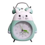 ساعت رومیزی زنگ دار طرح موش