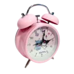 ساعت رومیزی زنگ دار طرح Kuromi