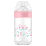 شیشه شیر پینو بیبی مدل Natural sense کد M6-18 ظرفیت 260 میلی لیتر